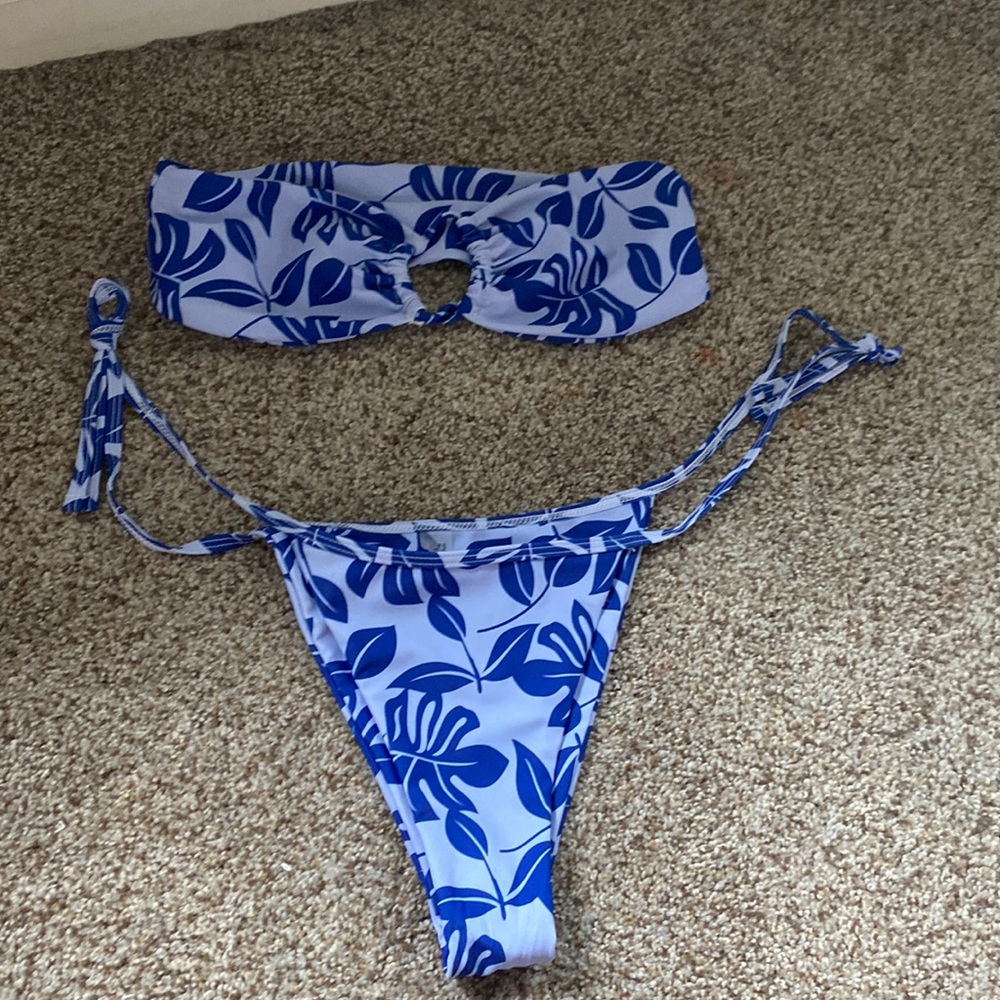 Blue bikini